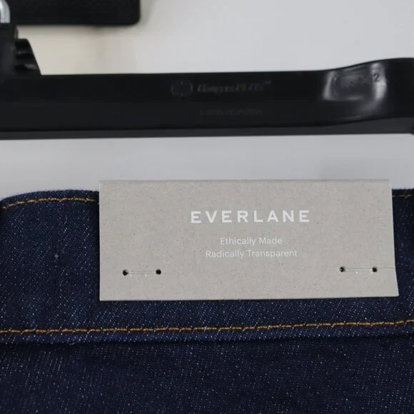 NWT everlane Jeans Women's 23S The Way High Slim Denim Organic Cotton Blend - Picture 4 of 14